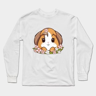 Cute Kawaii Guinea Pig Long Sleeve T-Shirt